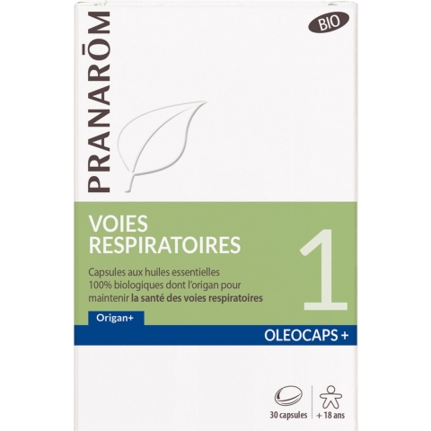 Pranarôm Oleocaps+ 1 Ademhalingswegen Bio | 30 capsules