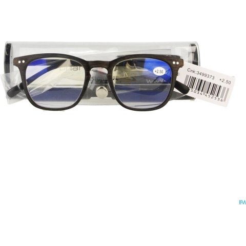 Pharmaglasses VisionBlue PC02 +2.50 Brown | 1 stuk