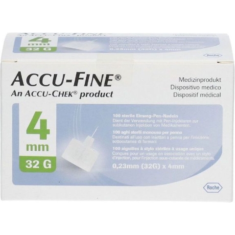 Accu-Fine 32G x 4 mm | 100 stuks