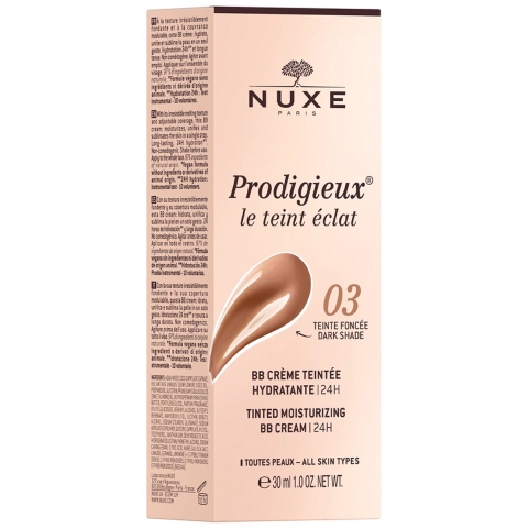 Nuxe Prodigieux Getinte Hydraterende BB Crème 03 Dark Shade | 30 ml