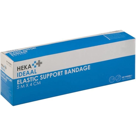 Heka Ideaal Elastic Support Bandage 5 m x 4 cm | 10 stuks