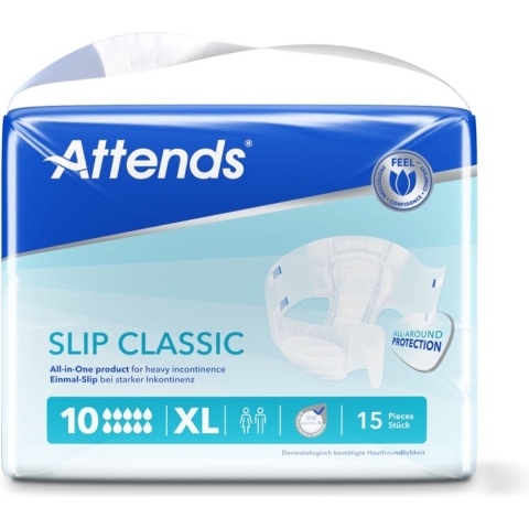 Attends Slip Classic 10 XL | 15 stuks