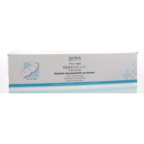 Heka Ideaal Elastic Support Bandage 5 m x 6 cm | 10 stuks
