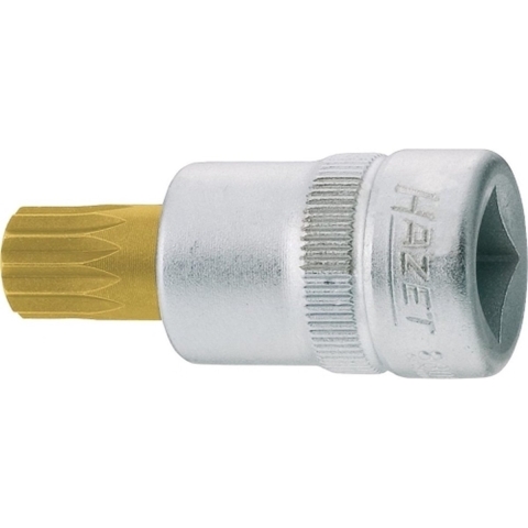 HAZET Dopsleutelbit 8808-8 · 3/8 inch (10 mm) vierkant hol · Binnenveeltandprofiel XZN · SW M8