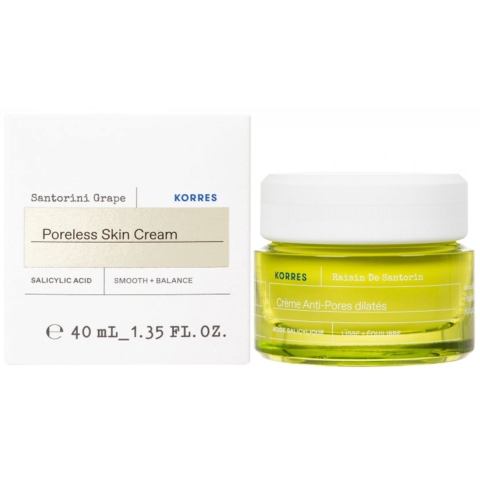 Korres Santorini Grape Poreless Skin Cream | 40 ml