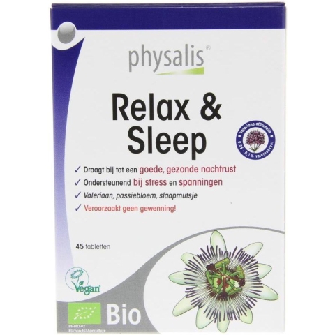 Physalis Relax&Sleep Bio | 45 tabletten