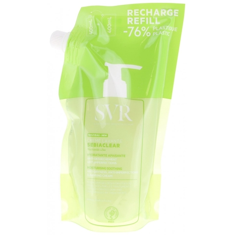 SVR Sebiaclear Wascrème Navulling | 400 ml