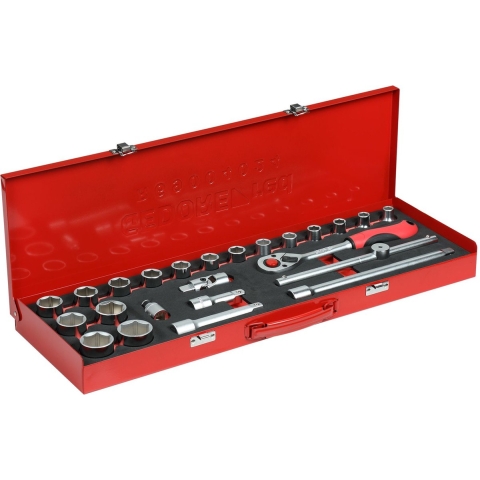 Gedore RED | R69004024 | Dopsleutelset | 1/2” | 10-32 mm | 24-Delig - R69004024