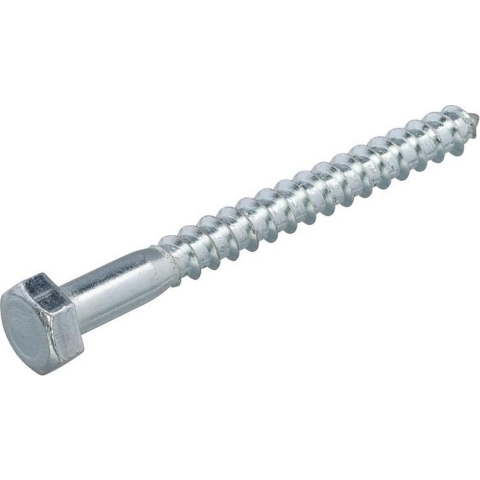 Hoenderdaal Houtdraadbout Vz 4.6 Sw-19 Din571 12X80 | 50 stuks - 2040.01.74401