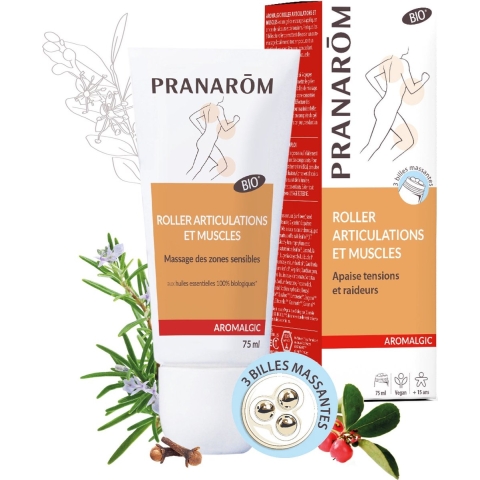 Pranarôm Aromalgic Gewrichten en Spieren Roller Bio | 75 ml