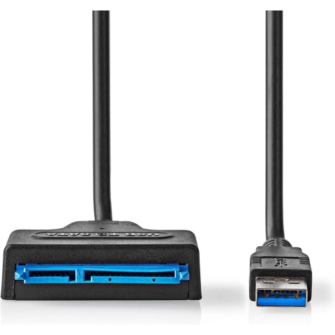 Nedis Hardeschijfadapter | USB 3.2 Gen1 | 2.5 " | SATA l, ll, lll | USB Gevoed - CCGB75100BK05