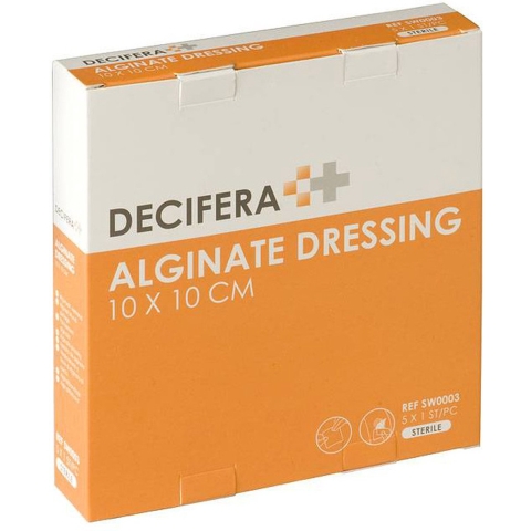 Decifera Alginate Dressing 10 x 10 cm | 5 stuks