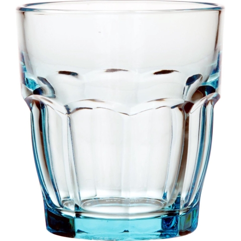 Bormioli Rocco Waterglazen Rock Bar - Blauw - 270 ml - 6 stuks