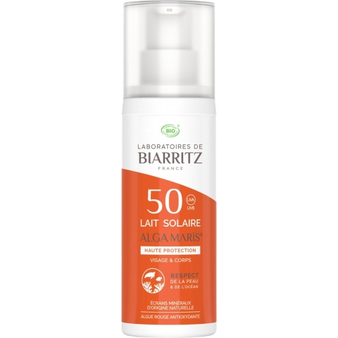 Laboratoires de Biarritz Alga Maris Zonnemelk SPF50 Bio | 100 ml