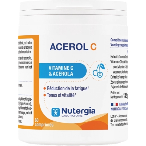 Nutergia Acerol C | 60 kauwtabletten