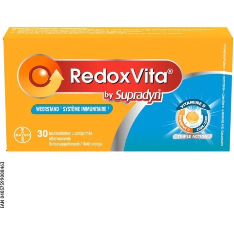 RedoxVita Triple Action Weerstand | 30 bruistabletten