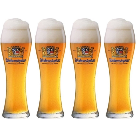 Weihenstephaner Bierglazen Weizen - 500 ml - 4 stuks