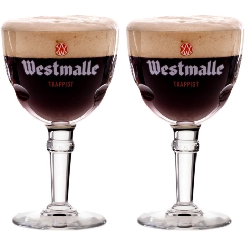 Westmalle Bierglazen Trappist - 330 ml - 2 stuks