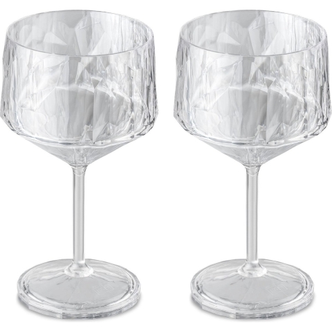 Koziol Gin Tonic Glazen - Onbreekbaar Superglas- Superglas - 400 ml - 2 stuks