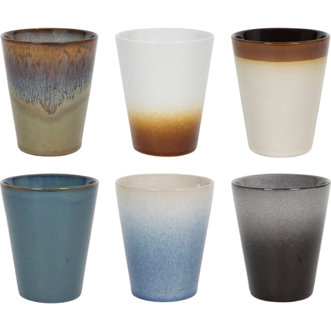 Studio Tavola Koffiebekers - Storm 310 ml - 6 stuks