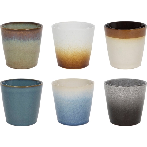 Studio Tavola Koffiekopjes - Senseo Kopjes - Storm - 200 ml - 6 stuks