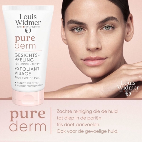 Louis Widmer Purederm Gezichtspeeling | 50 ml