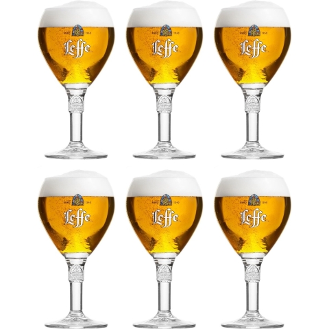 Leffe Bierglazen 250 ml - 6 Stuks