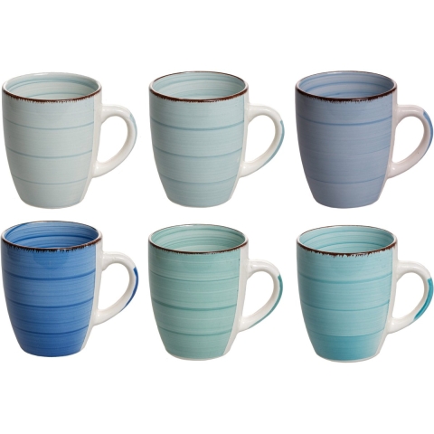 Cookinglife Mokken Delice Blauw 350 ml - 6 stuks