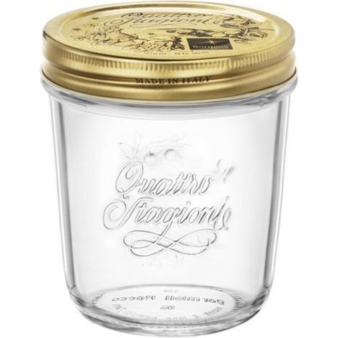 Bormioli Rocco Weckpot Quattro Stagioni - ø 9 cm / 320 ml - 4 stuks