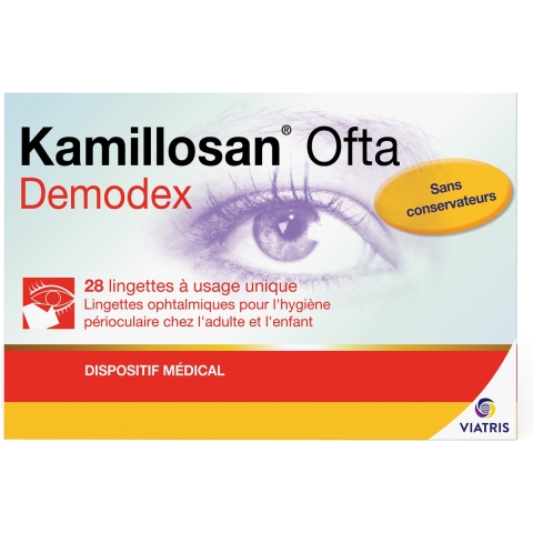 Kamillosan Ofta Demodex Doekjes | 28 stuks