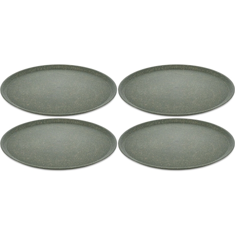 Koziol Dinerborden Connect Grijs ø 26 cm - 4 Stuks