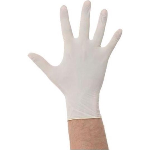 CMT Latex Handschoenen Poedervrij Wit Large | 100 stuks