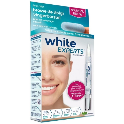 White Experts Brush&Bleach Tandbleekstick | 1 stuk