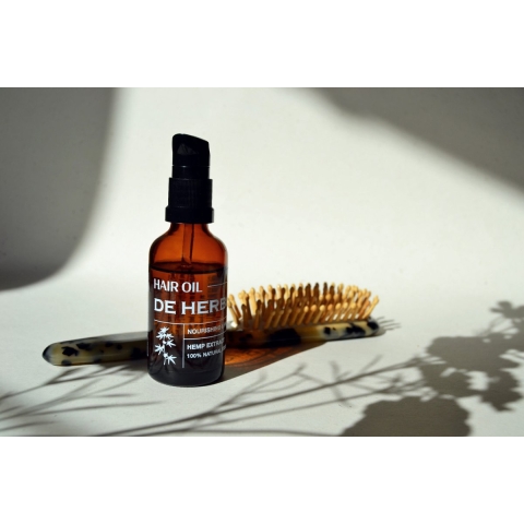 De Herborist Herstellende Haarolie Hennep&Amandel | 50 ml
