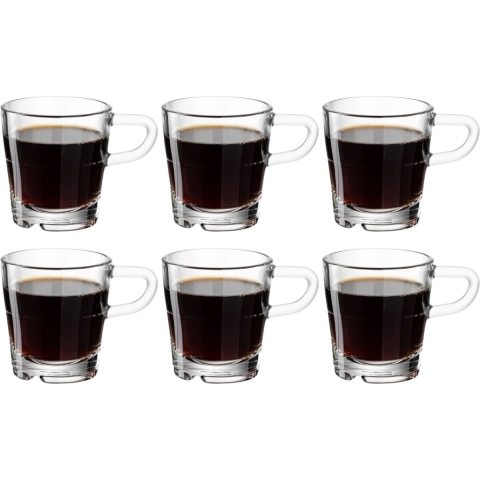 Leonardo Espressoglazen Senso - Stapelbaar - 70 ml - 6 stuks