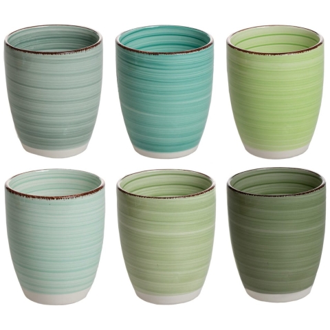 Cookinglife Koffiekopjes / Senseokopjes Delice Groen 160 ml - 6 stuks