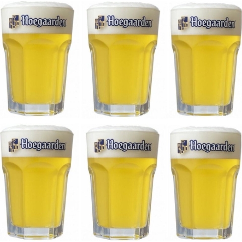 Hoegaarden Bierglazen Witbier - 330 ml - 6 stuks