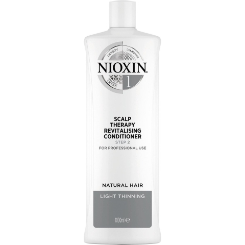 Nioxin Nioxin System 1 Revitaliserende Conditioner 1000ml voor natuurlijk haar met lichte verdunning
