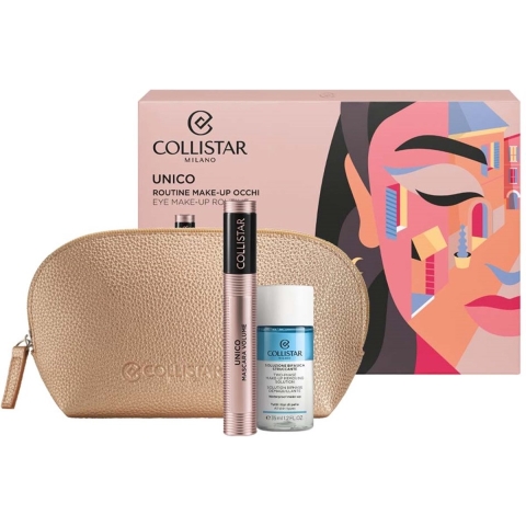 Collistar Collistar Pakket Unico Mascara Gift Set + Two-Phase Make-up Removing Solution 35 ml