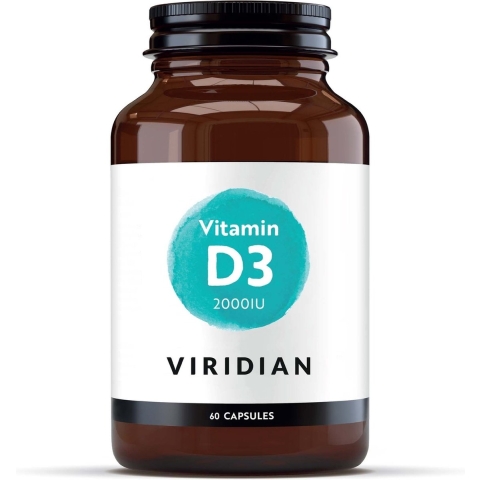 Viridian Vitamin D3 Vegan 2000 IU 50 mcg | 60 capsules