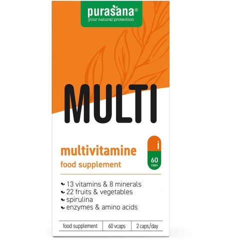 Purasana Multi Multivitamine | 60 capsules