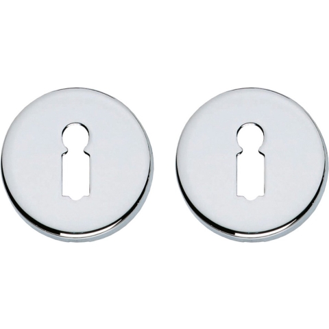 Intersteel | Rozet sleutelgat | Rond | Verdekt | Chroom