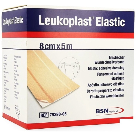 Leukoplast Elastic 8 cm x 5 m | 1 stuk