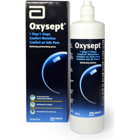Abbott Oxysept 1 Step 30 Day Pack | 300 ml + 30 tabletten