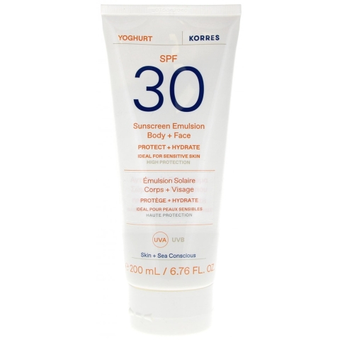 Korres Yoghurt Sunscreen Spray Emulsion Body + Face SPF 30 | 150 ml