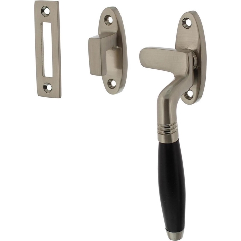Intersteel | Raamsluiting Ton | Nikkel Mat/Ebbenhout
