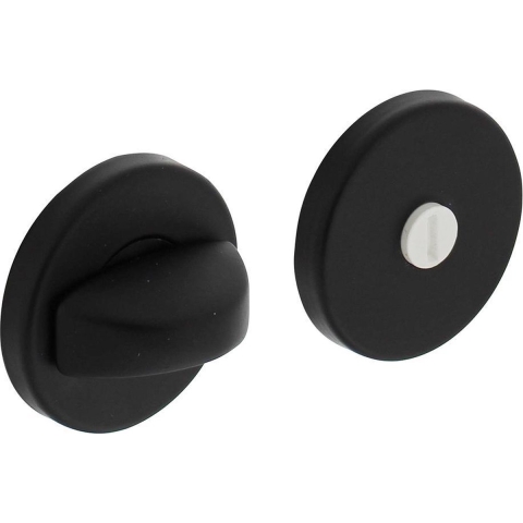 Intersteel | Rozet toilet-/badkamersluiting | 50x2mm | Aluminium Zwart