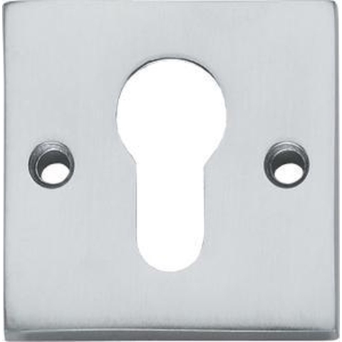 Intersteel | Rozet profielcilindergat | Vierkant | Groot | Chroom Mat