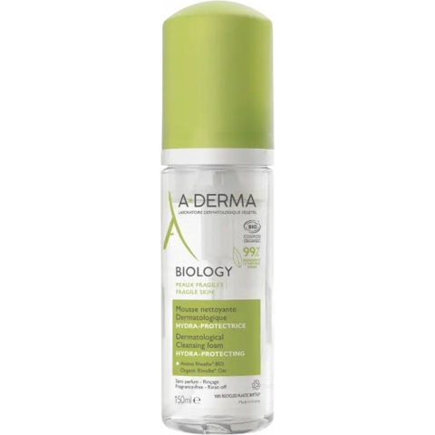 A-Derma Biology Dermatologisch Hydra-Beschermende Reinigingsschuim | 150 ml