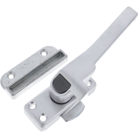 Starx raamsluiting rechts aluminium - met nok en knop